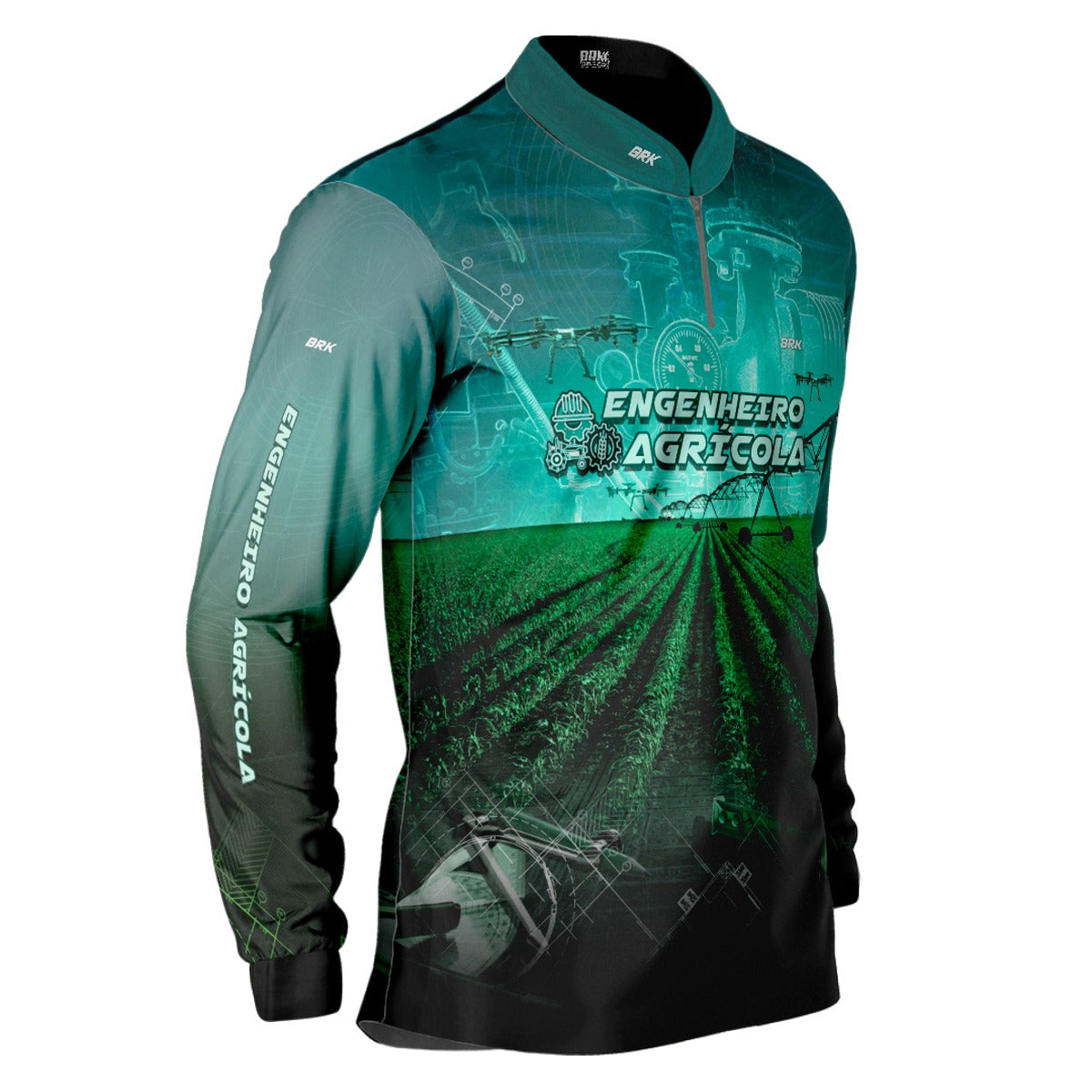 Camisa Agro Brk Engenheiro Agrícola com UV50+ - Brk Agro