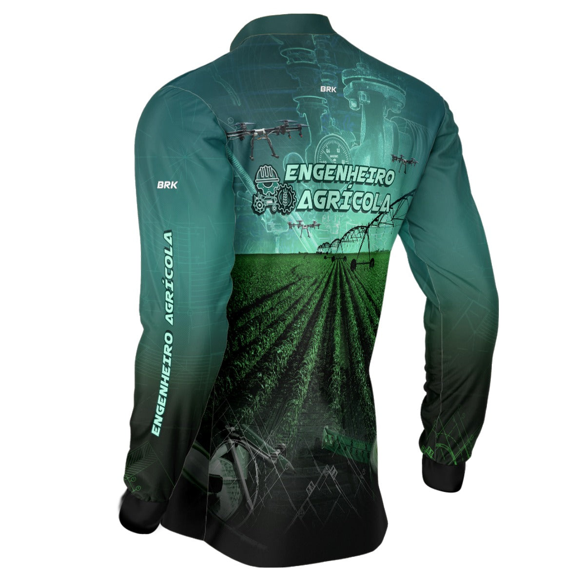Camisa Agro Brk Engenheiro Agrícola com UV50+ - Brk Agro