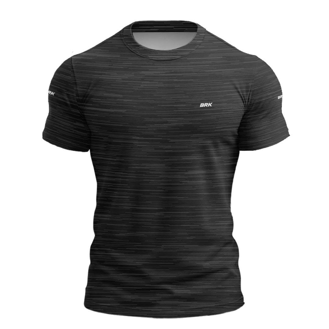 Camiseta Manga Curta Agro Brk Chumbo com Textura com Proteção Solar UV50+