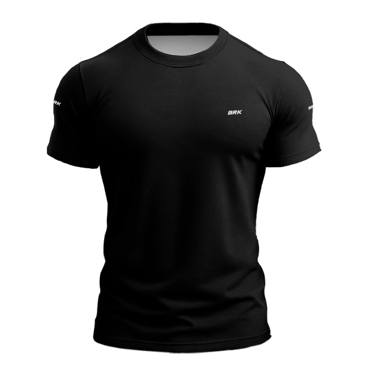 Camiseta Manga Curta Agro Brk Preta com Proteção Solar UV50+