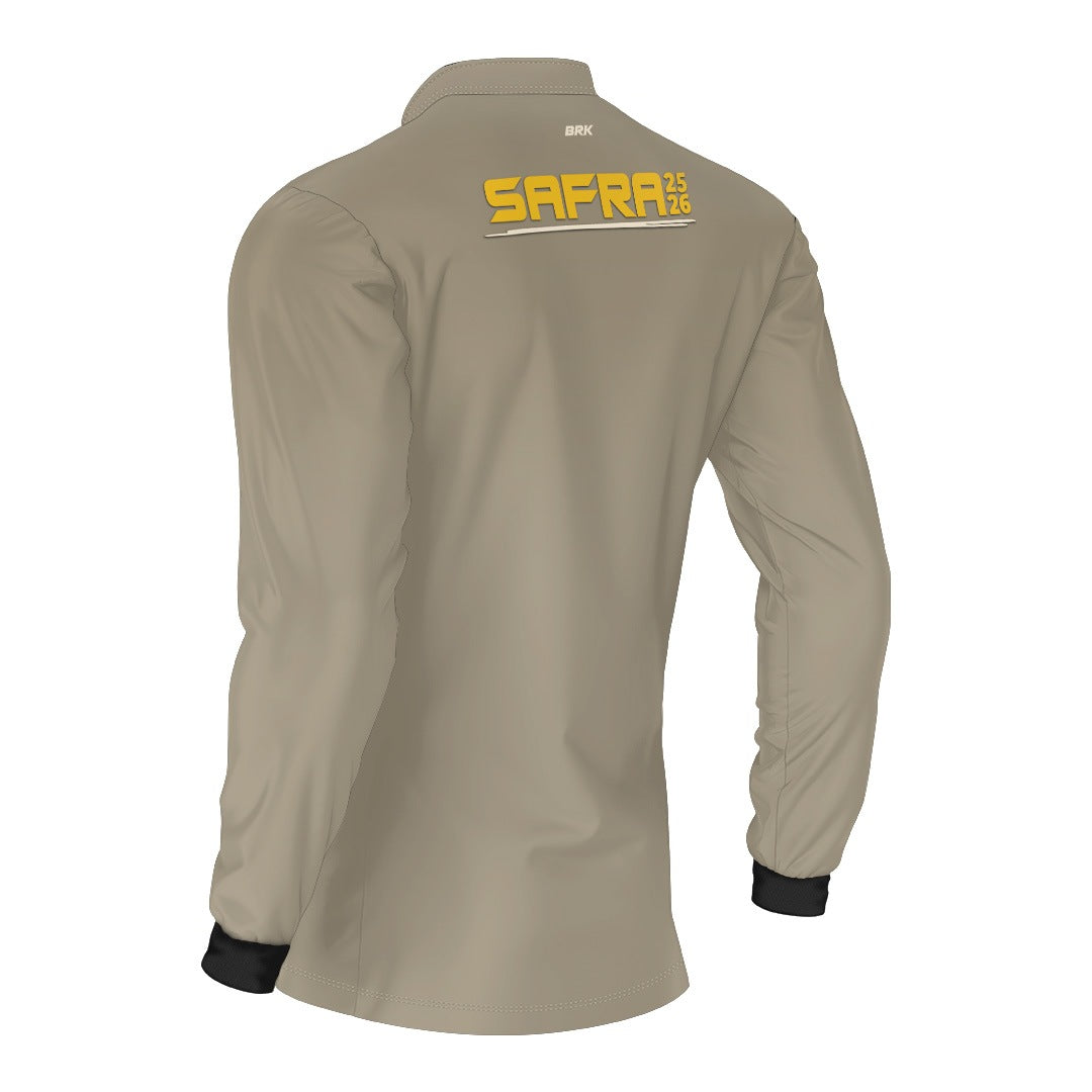 Camisa Agro Brk Safra Essencial Areia com Proteção Solar UV50+ - Brk Agro