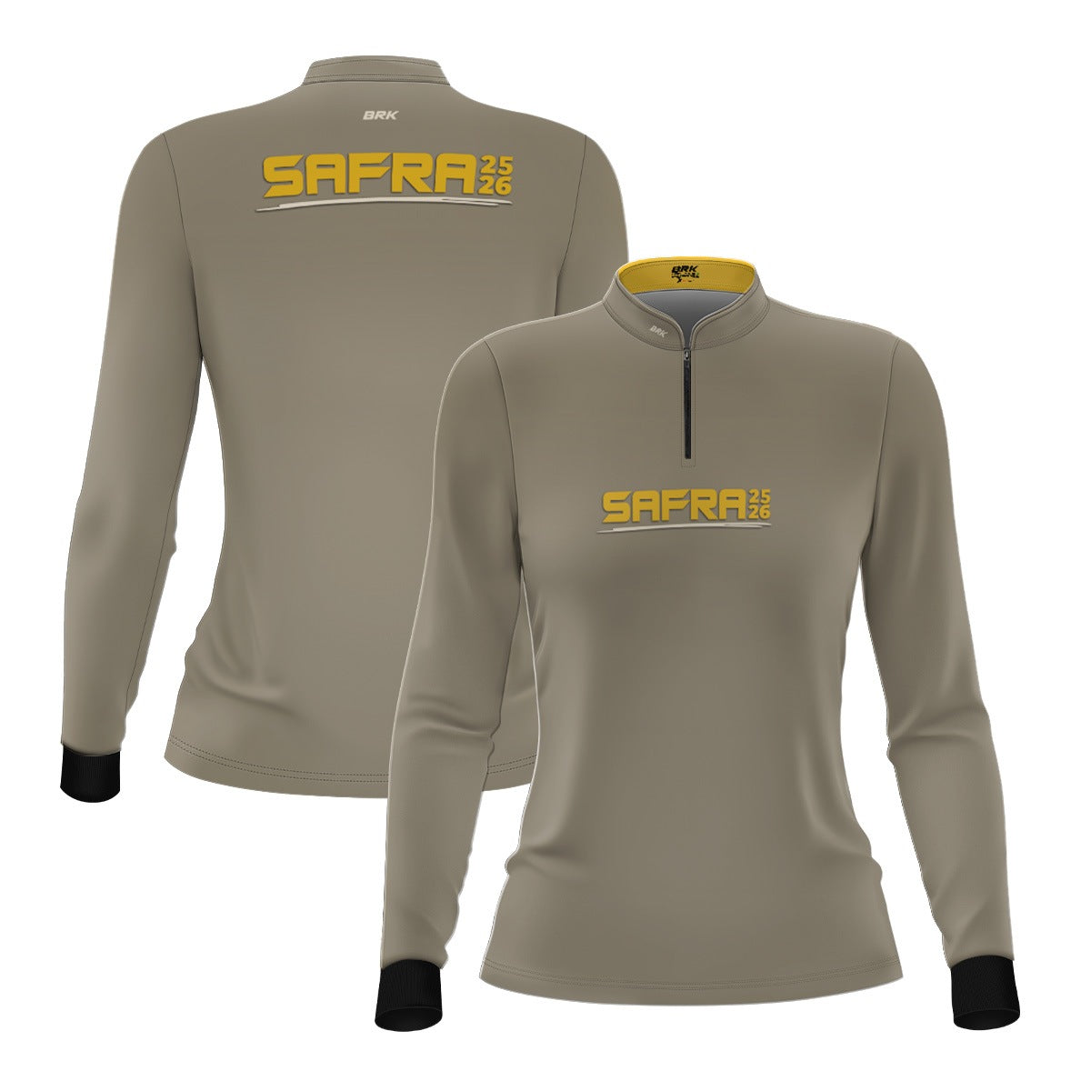 Camisa Agro Feminina Brk Safra Essencial Areia com Proteção Solar UV50+ - Brk Agro