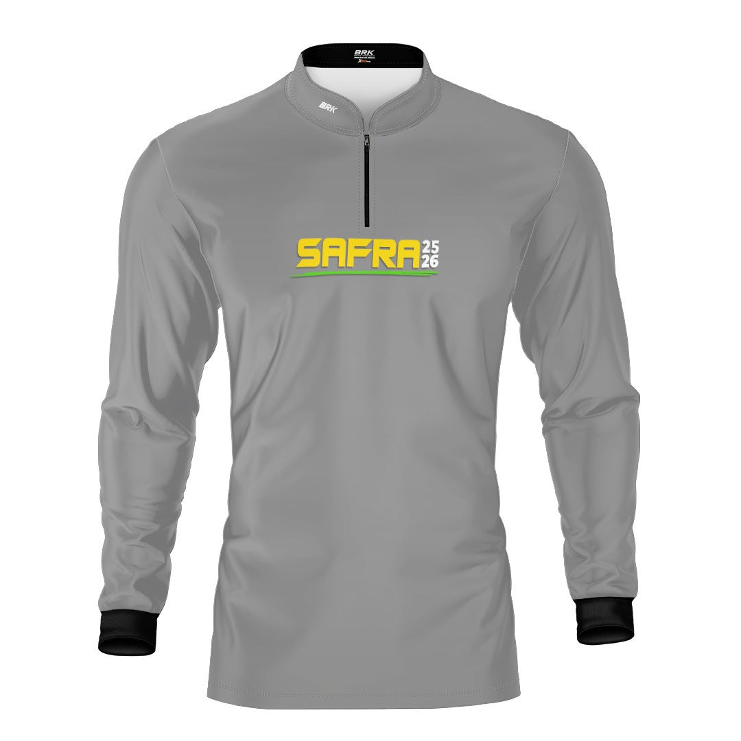 Camisa Agro Brk Safra Essencial Cinza com Proteção Solar UV50+ - Brk Agro