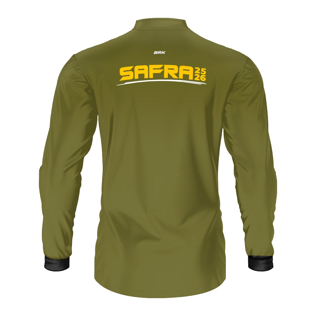 Camisa Agro Brk Safra Essencial Verde com Proteção Solar UV50+ - Brk Agro