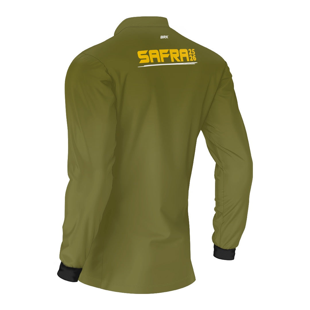 Camisa Agro Brk Safra Essencial Verde com Proteção Solar UV50+ - Brk Agro