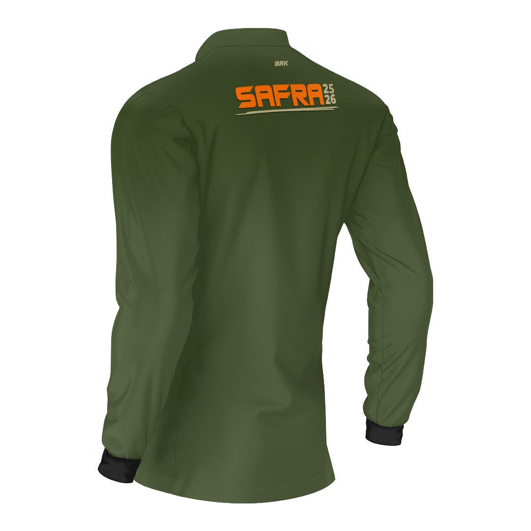 Camisa Agro Brk Safra Essencial Verde Realtree com Proteção Solar UV50+ - Brk Agro