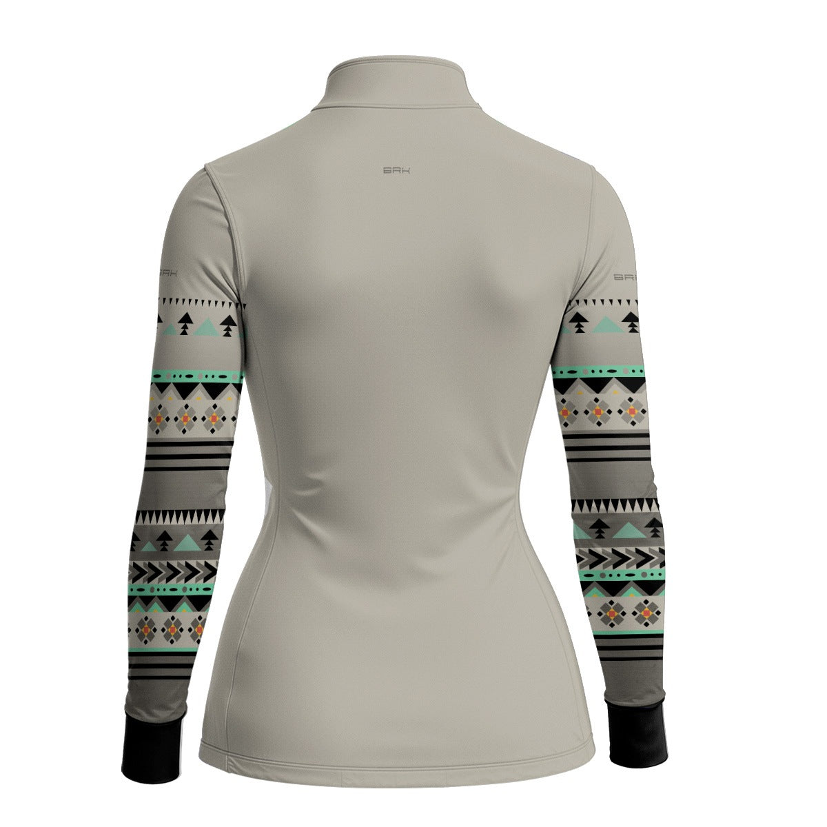 Camisa Agro Feminina BRK Linhas Nativas Cinza com Proteção Solar UV50+ - Brk Agro