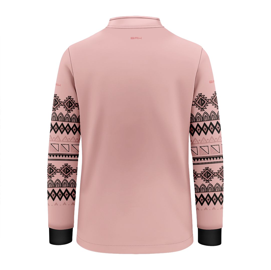 Camisa Agro Infantil BRK Linhas Nativas Rosa  com Proteção Solar UV50+ - Brk Agro