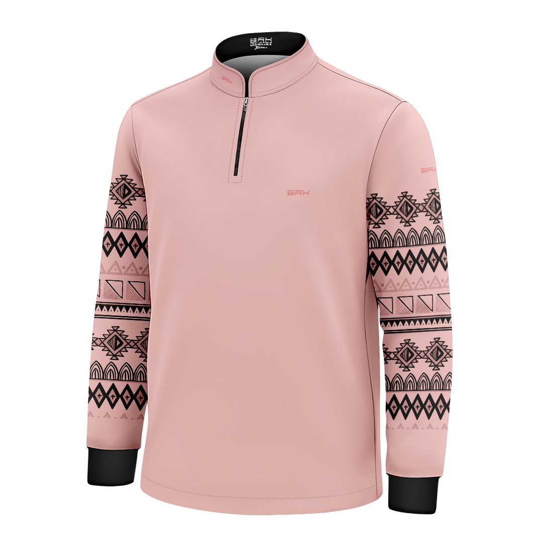 Camisa Agro Infantil BRK Linhas Nativas Rosa  com Proteção Solar UV50+ - Brk Agro