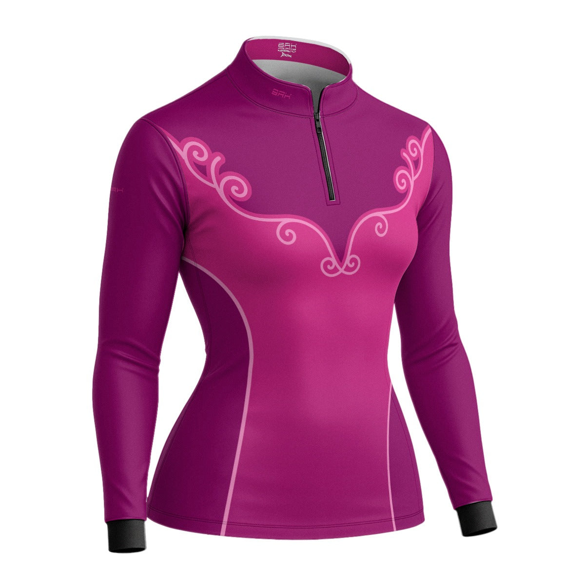 Camisa Agro Feminina BRK Corselet Floral Pink com Proteção Solar UV50+ - Brk Agro