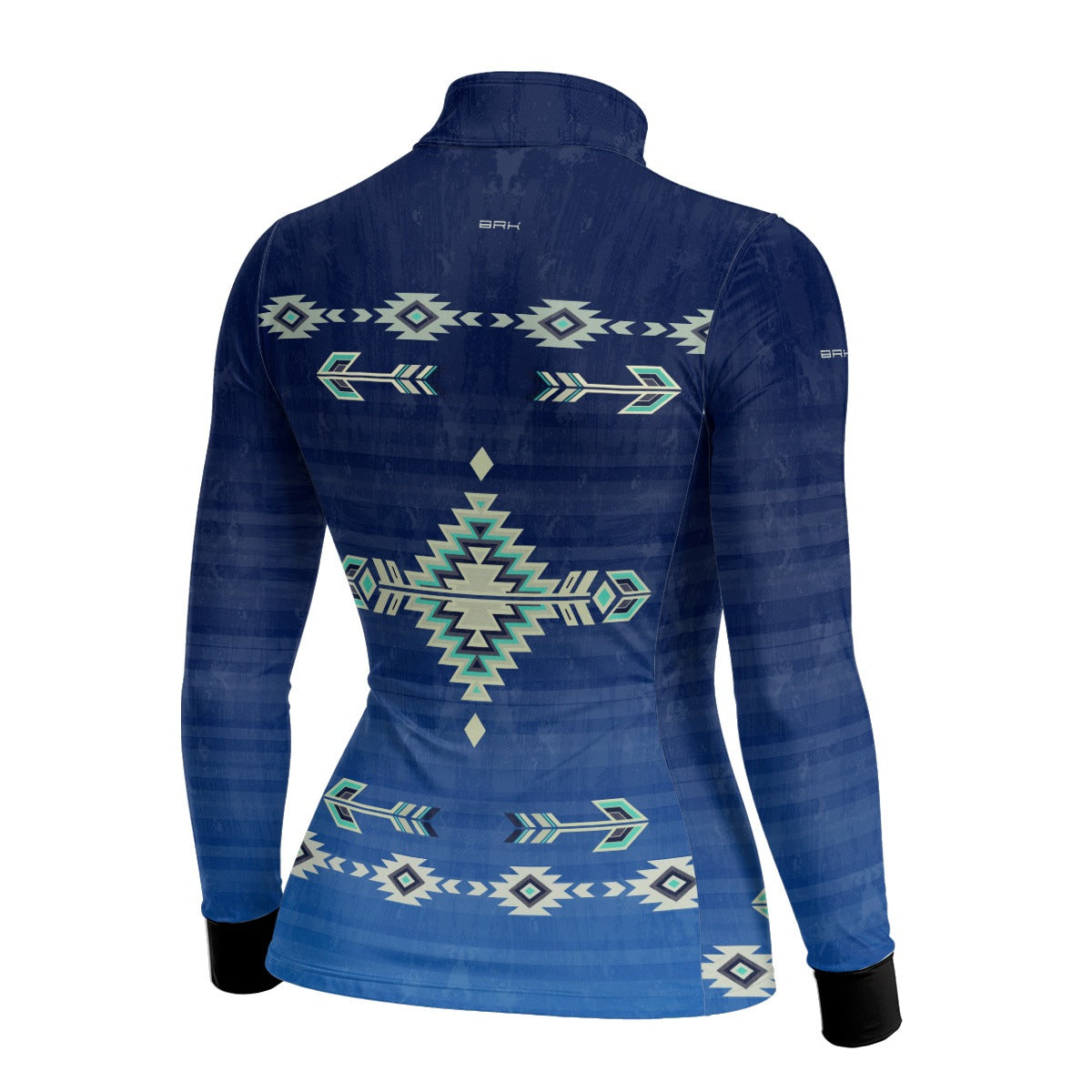 Camisa Agro Feminina BRK Native Ancestral Azul Marinho com Proteção Solar UV50+ - Brk Agro