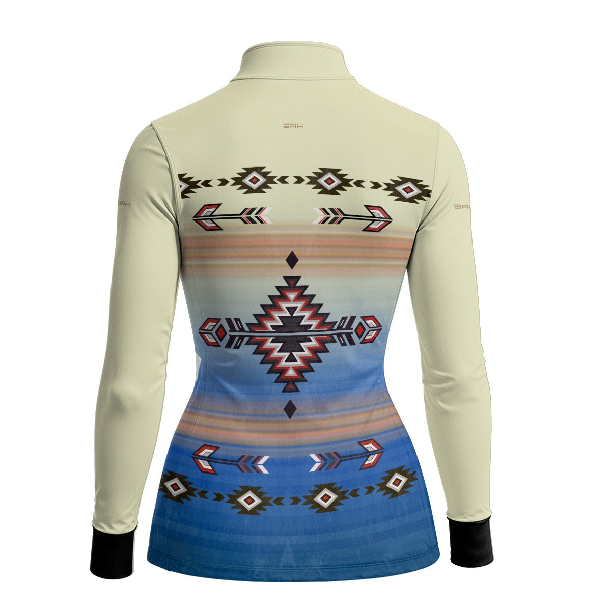 Camisa Agro Feminina BRK Native Ancestral Bege com Proteção Solar UV50+ - Brk Agro