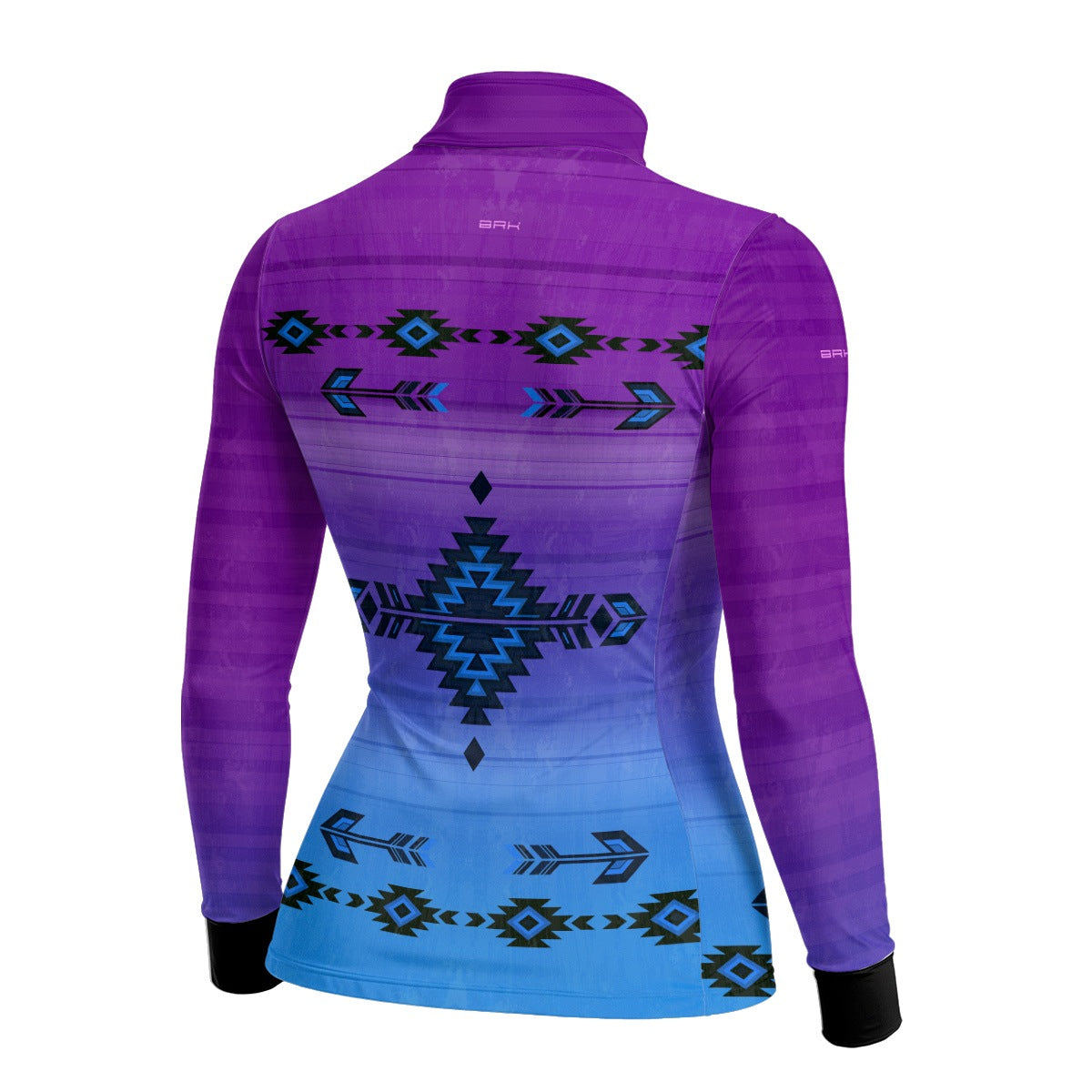 Camisa Agro Feminina BRK Native Ancestral Roxa com Proteção Solar UV50+ - Brk Agro