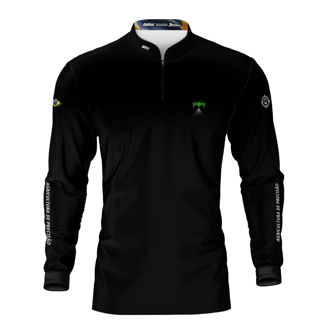 Camisa Agro Brk Agricultura de Precisão V2 com Proteção Solar UV50+ - Brk Agro