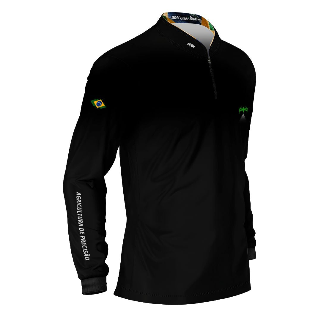 Camisa Agro Brk Agricultura de Precisão V2 com Proteção Solar UV50+ - Brk Agro