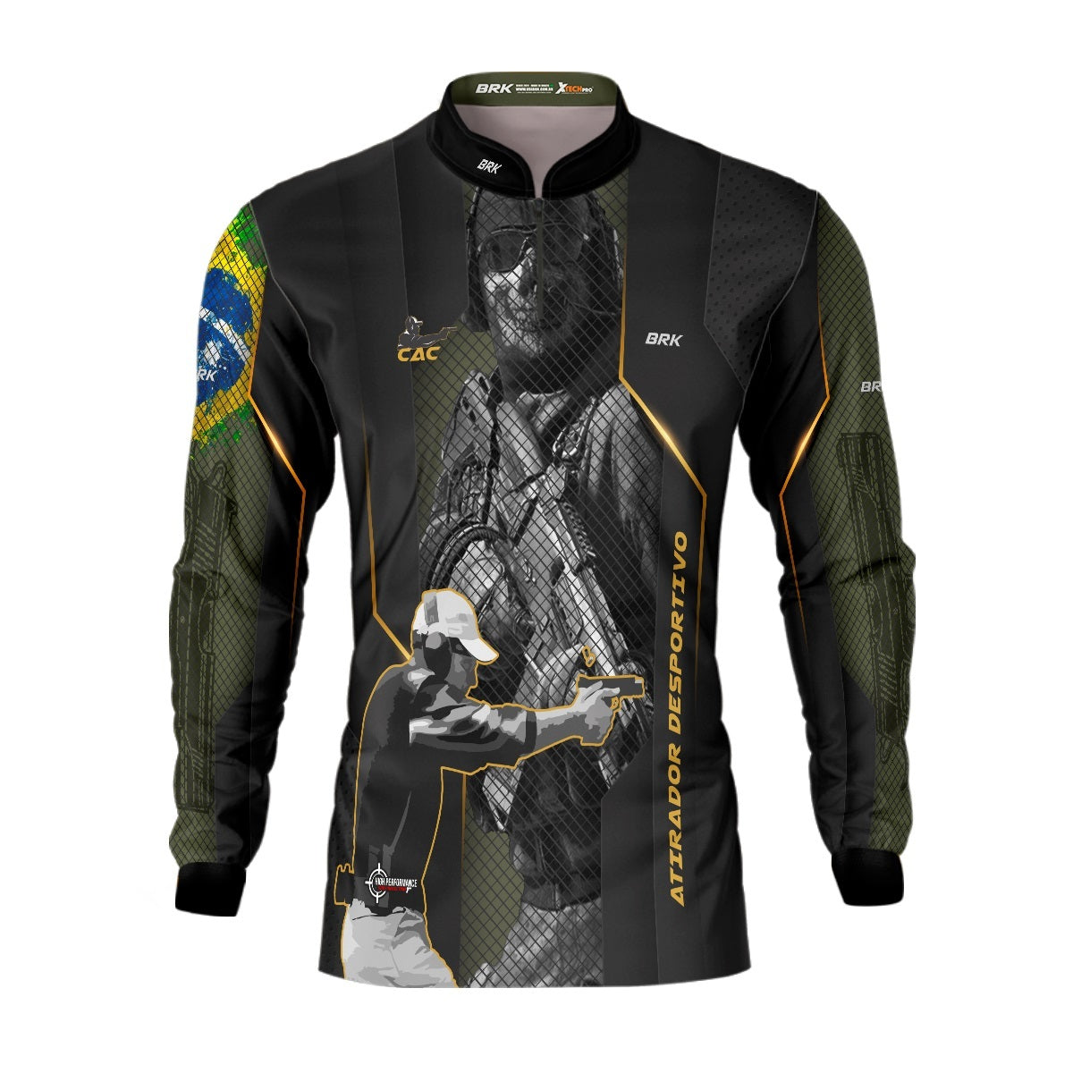 Camisa Militar Brk Atirador Esportivo com Proteção Solar UV50+ - Brk Agro