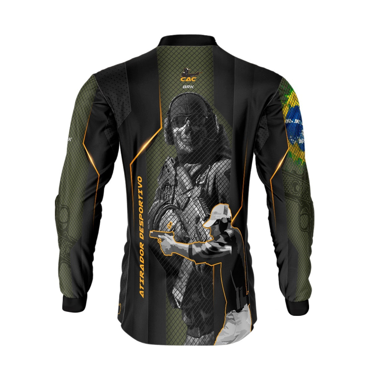 Camisa Militar Brk Atirador Esportivo com Proteção Solar UV50+ - Brk Agro