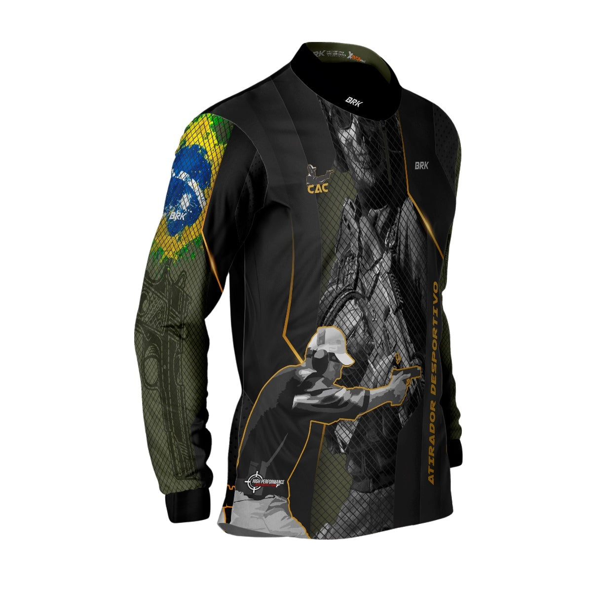 Camisa Militar Brk Atirador Esportivo com Proteção Solar UV50+ - Brk Agro