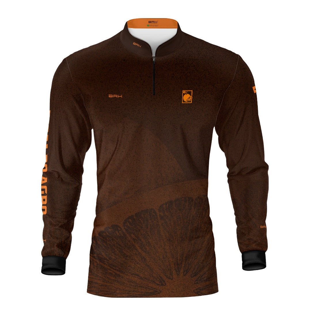 Camisa Agro BRK Força do Agro Citrus com Proteção UV50+ Marrom - Brk Agro