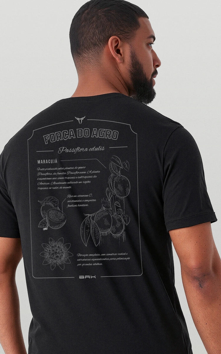 Camiseta Básica de Algodão Brk Científica Maracujá - Brk Agro