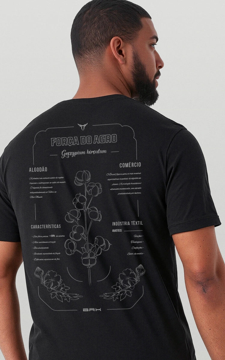 Camiseta Básica de Algodão Brk Algodão - Brk Agro