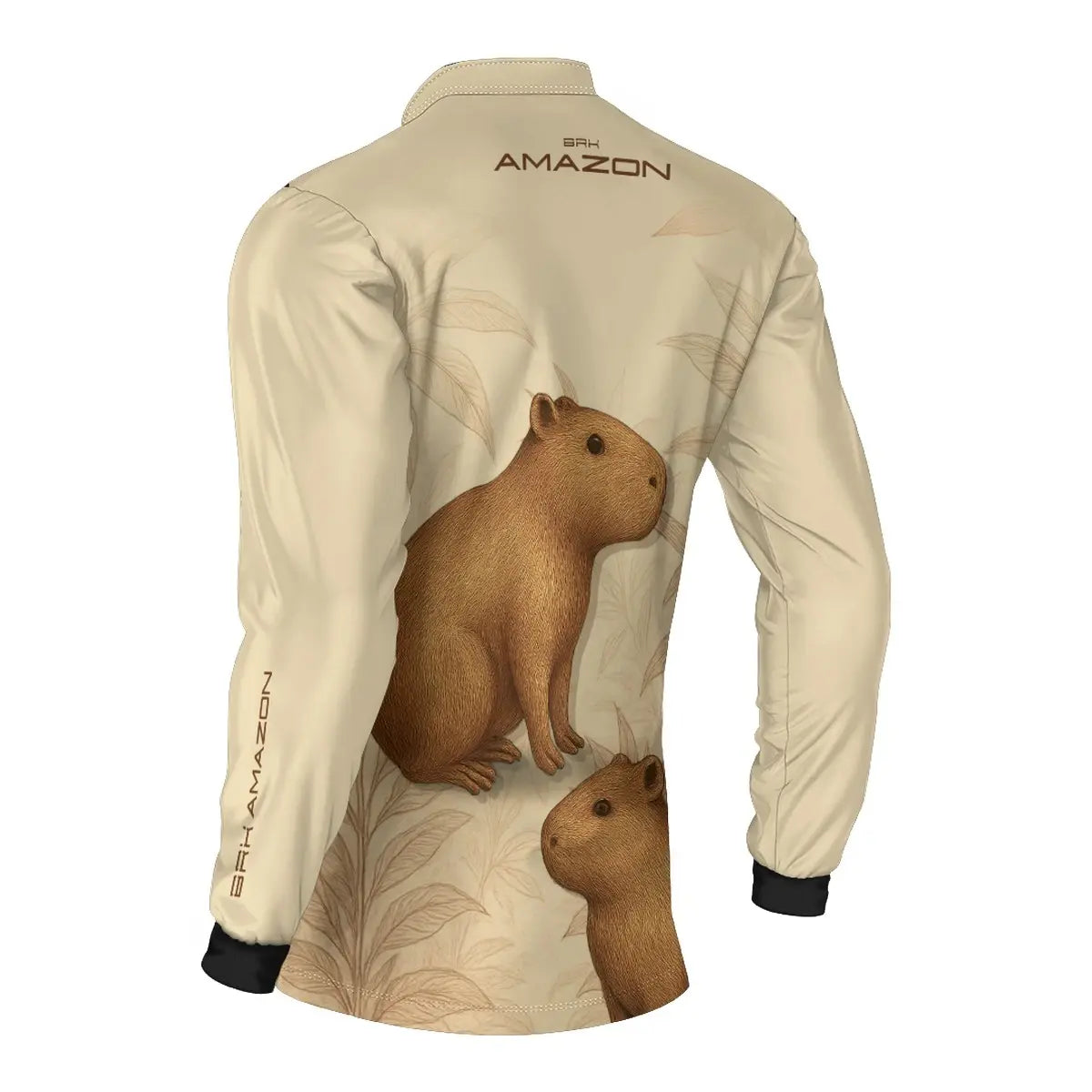 Camisa Agro Brk Amazon Capivara Floral com Proteção UV50 - Brk Agro
