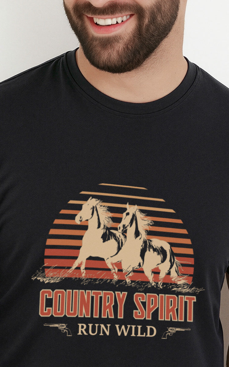 Camiseta Básica de Algodão Brk Mundo Equino Cavalo