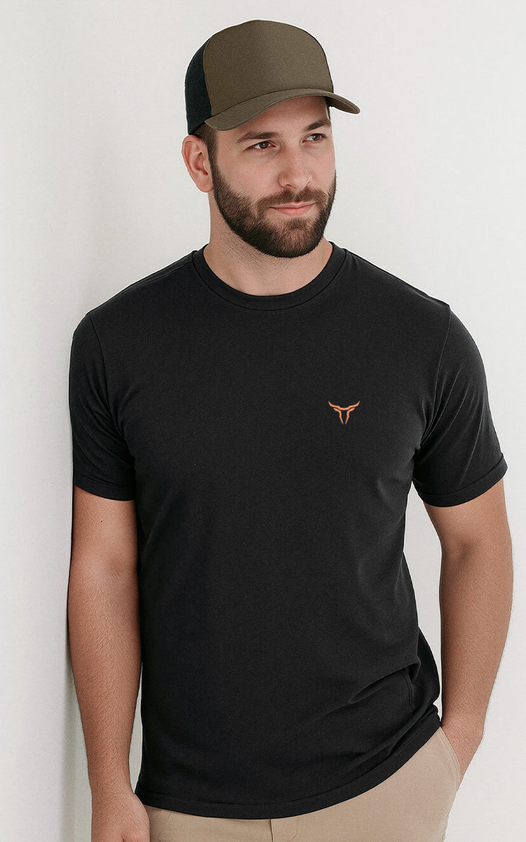 Camiseta Básica de Algodão Brk Mundo Equino Cavalgada Wildwest