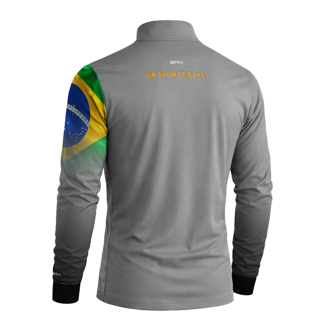 Camisa Agro Brk Engenharia Show de Obra com Proteção UV50 - Brk Agro