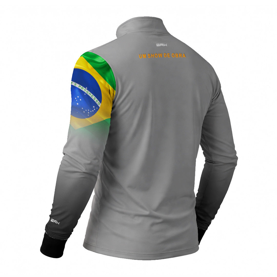 Camisa Agro Brk Engenharia Show de Obra com Proteção UV50 - Brk Agro