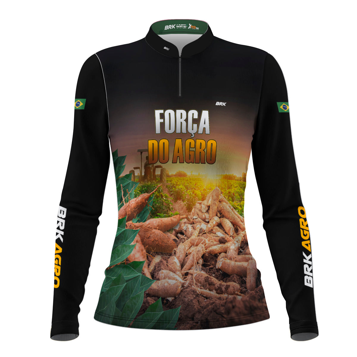Camisa Agro Feminina Brk A Força do Agro Produtor de Mandioca com UV50+ - Brk Agro
