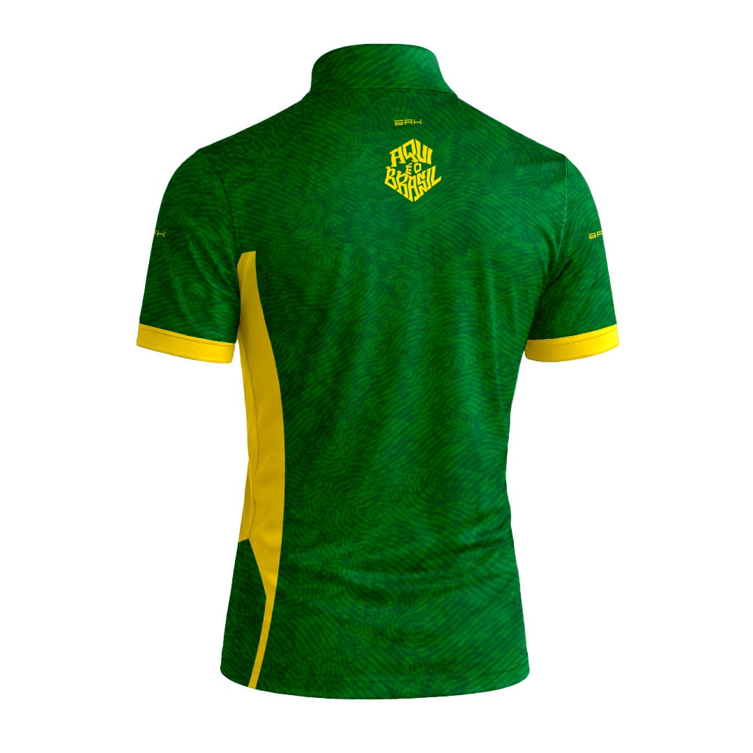 Camiseta Brk Aqui é o Brasil Digital Verde com Proteção Solar UV50+ - Brk Agro