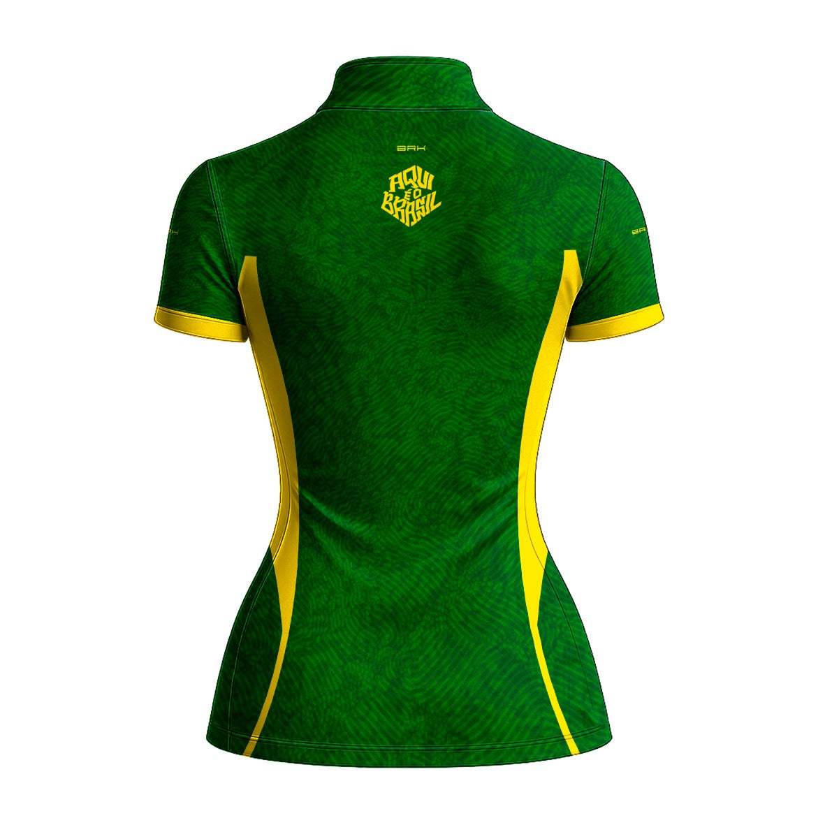 Camiseta Brk Feminina Aqui é o Brasil Digital Verde com Proteção Solar UV50+ - Brk Agro