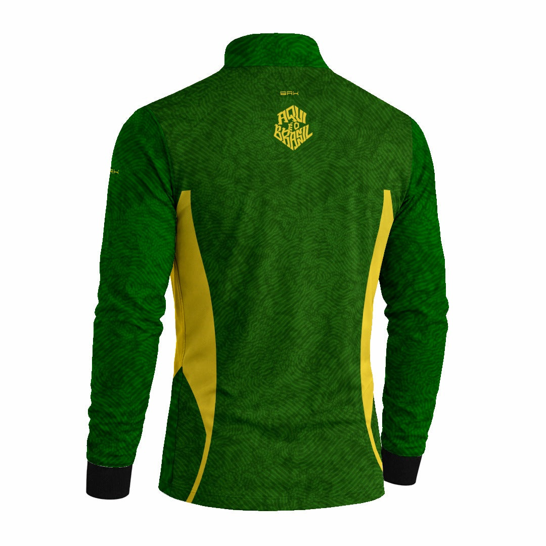 Camisa Brk Aqui é o Brasil Digital Verde com Proteção Solar UV50+ - Brk Agro