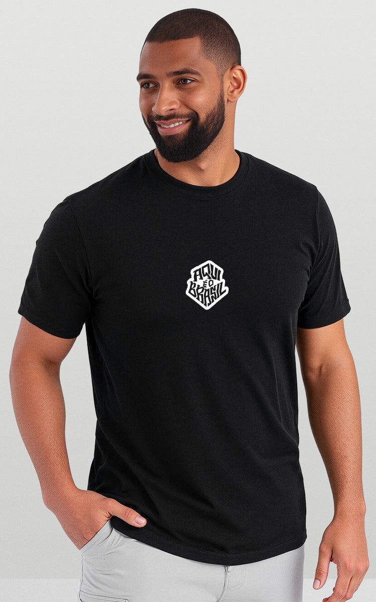 Camiseta Básica de Algodão Brk Aqui é o Brasil - Brk Agro