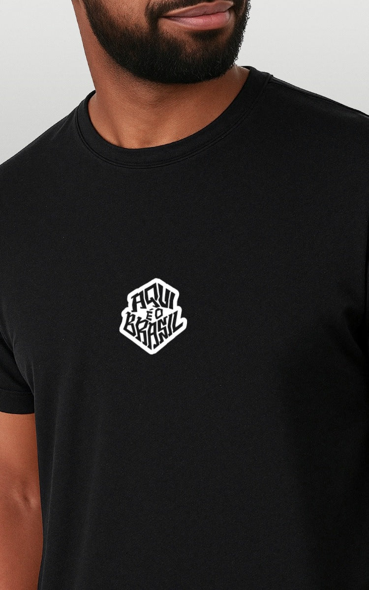 Camiseta Básica de Algodão Brk Aqui é o Brasil - Brk Agro