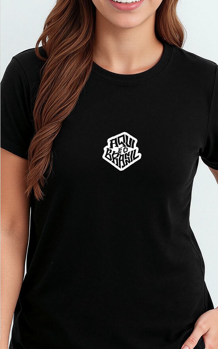 Camiseta Básica de Algodão Brk Aqui é Brasil - Brk Agro