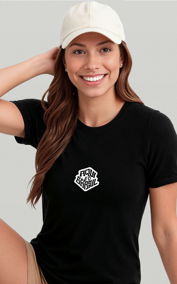 Camiseta Básica de Algodão Brk Aqui é Brasil - Brk Agro
