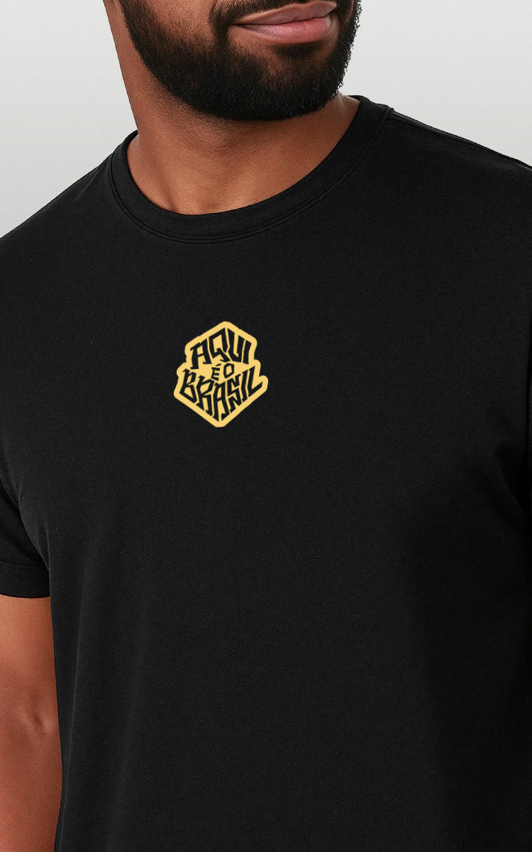 Camiseta Básica de Algodão Brk Brasil Música - Brk Agro