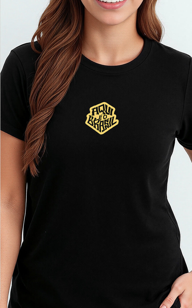 Camiseta Básica de Algodão Brk Brasil Música - Brk Agro