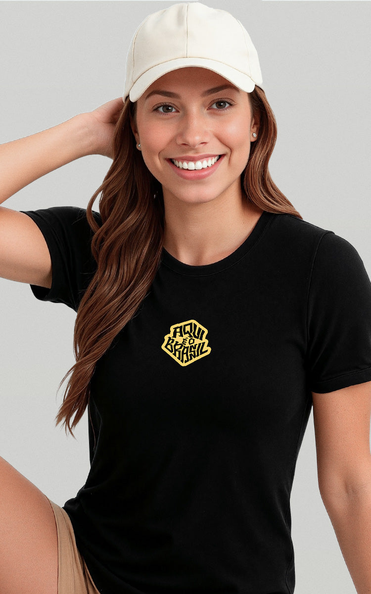 Camiseta Básica de Algodão Brk Brasil Música - Brk Agro