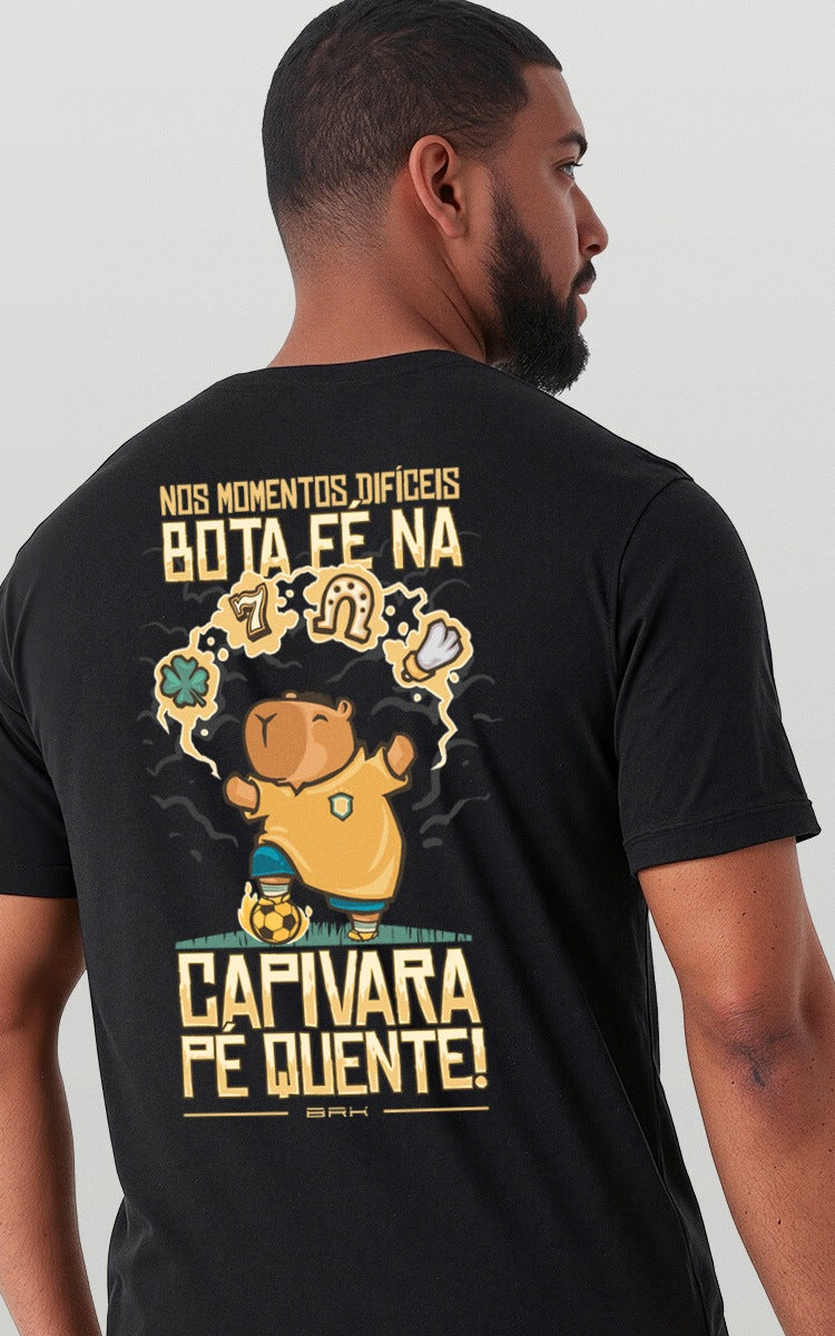 Camiseta Básica de Algodão Brk Capivara da Sorte - Brk Agro