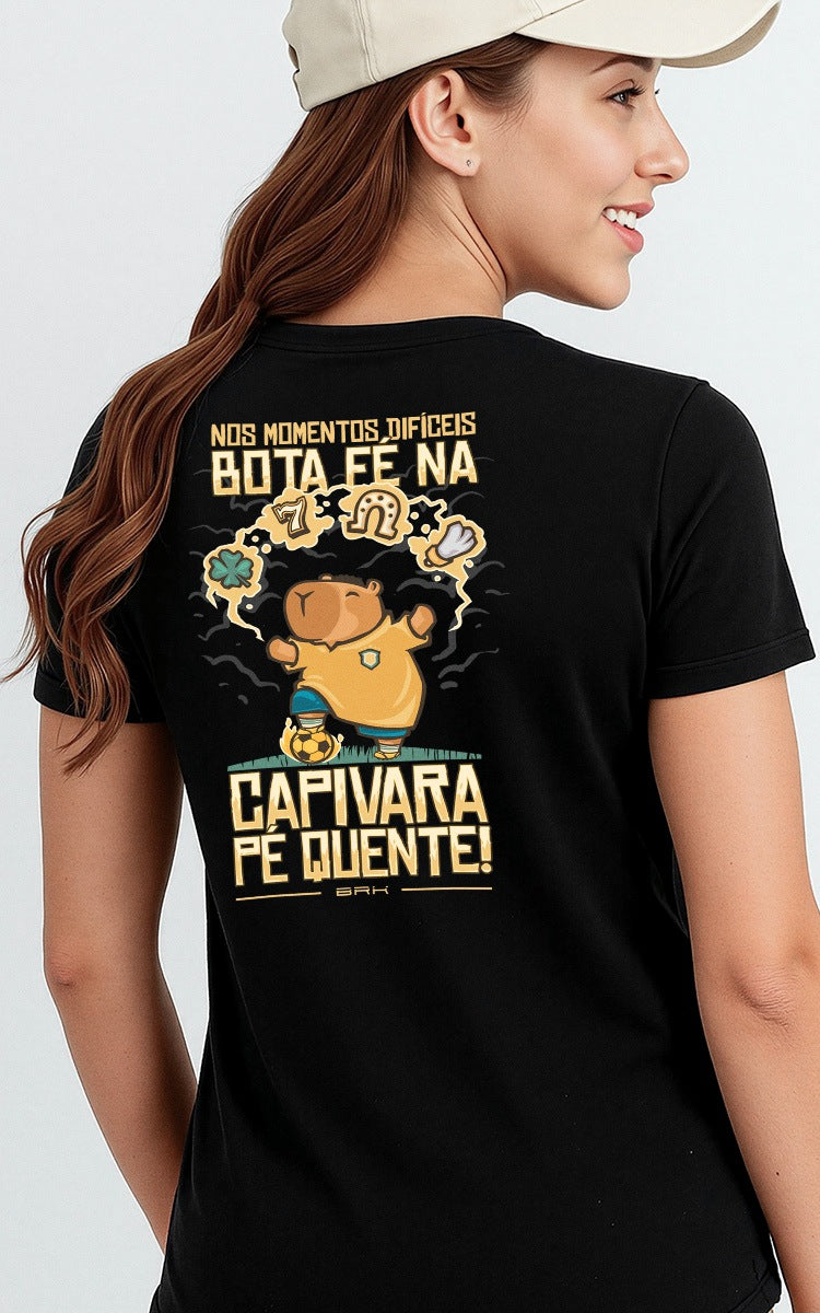 Camiseta Básica de Algodão Brk Capivara da Sorte - Brk Agro