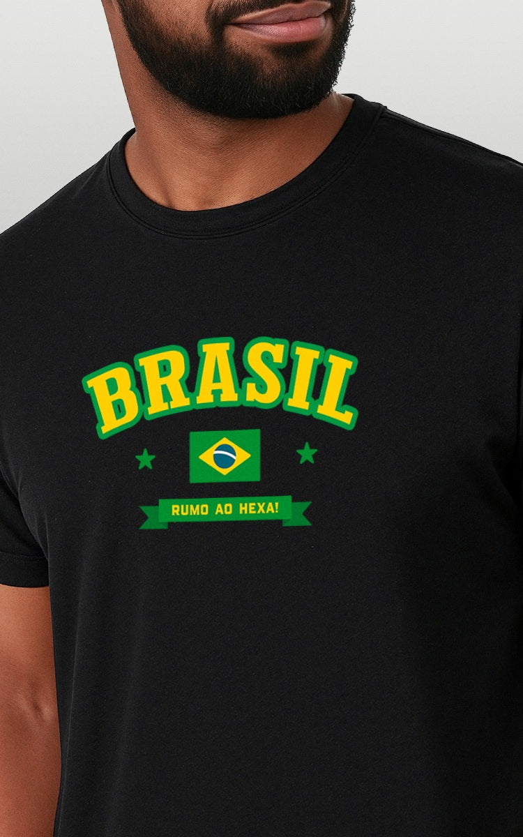 Camiseta Básica de Algodão Brk Rumo ao Hexa - Brk Agro