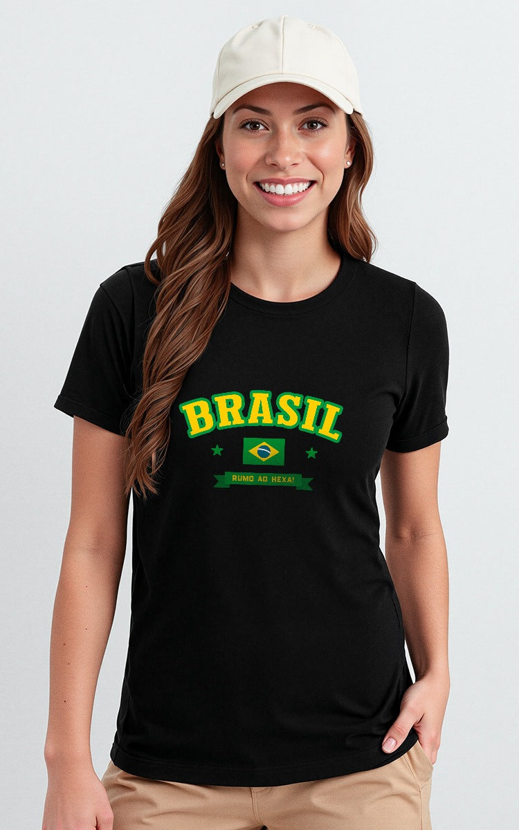 Camiseta Básica de Algodão Brk Rumo ao Hexa - Brk Agro