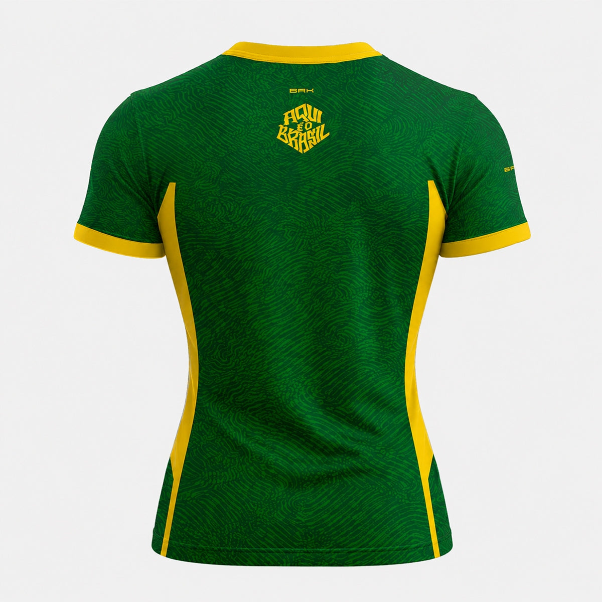Camisa Casual Feminina Brk Aqui é o Brasil Digital Verde com Proteção Solar UV50+ - Brk Agro
