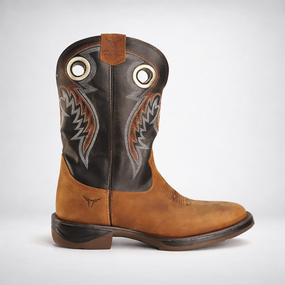 Bota Black Horizon - Couro Legítimo - Brk Agro