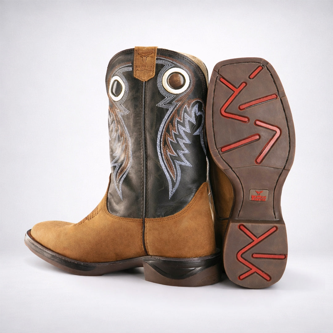 Bota Black Horizon - Couro Legítimo - Brk Agro