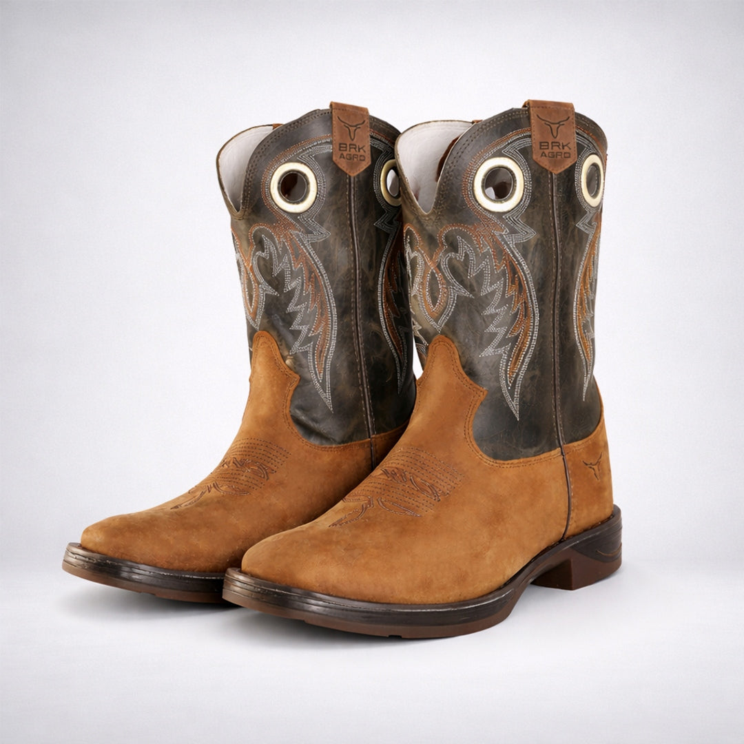 Bota Black Horizon - Couro Legítimo - Brk Agro