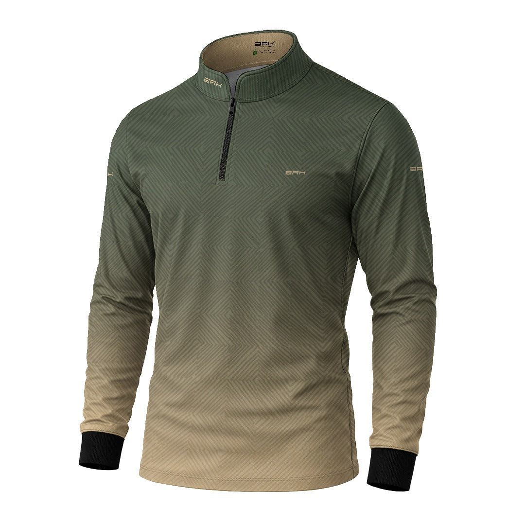 Camisa Agro Brk Dia dos Pais Orgulho que Atravessa Gerações Verde Militar com Proteção Solar UV50+